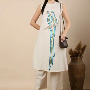 COTTON PRINTED KURTI FOR WOMENS